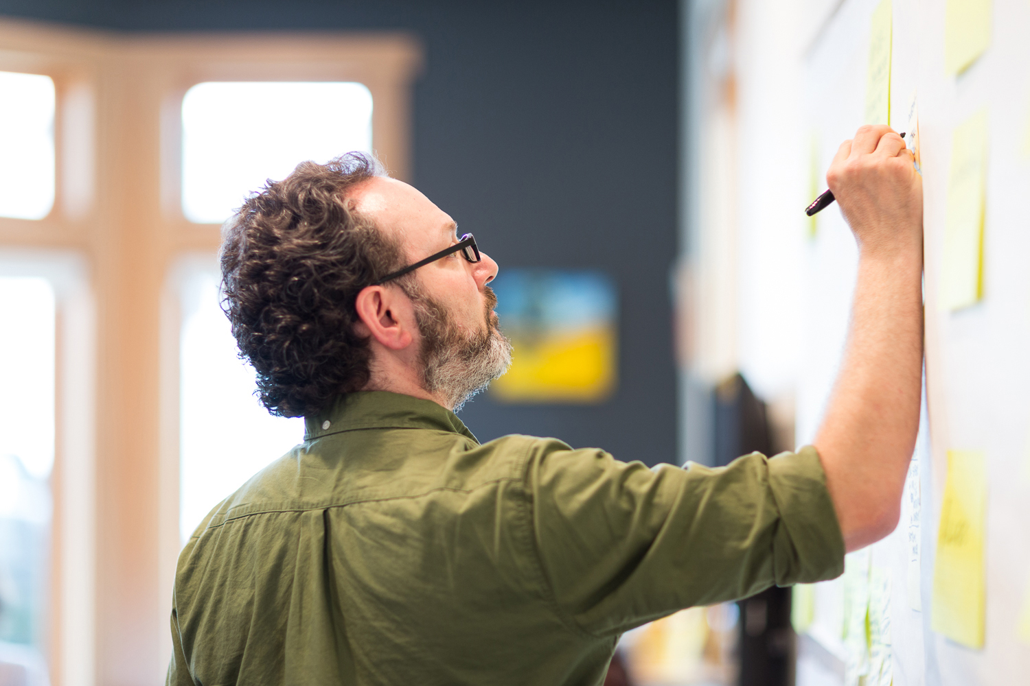 Scott Smith facilitating whiteboard session