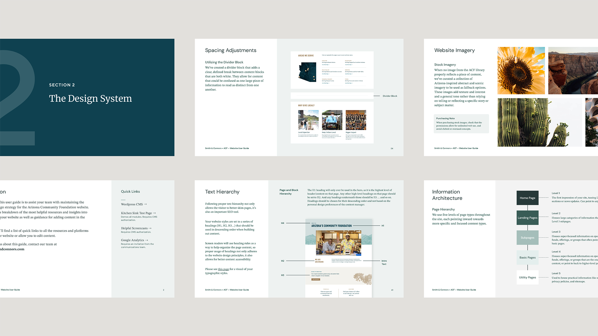 Snippets from the Website User Guide documentation.