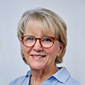 The headshot of E. Sally Rogers.