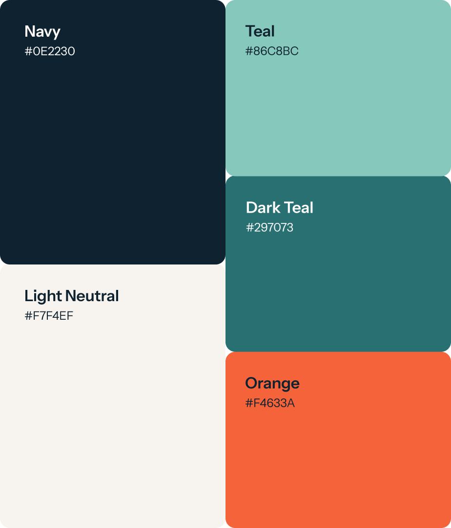 GCF's color palette.