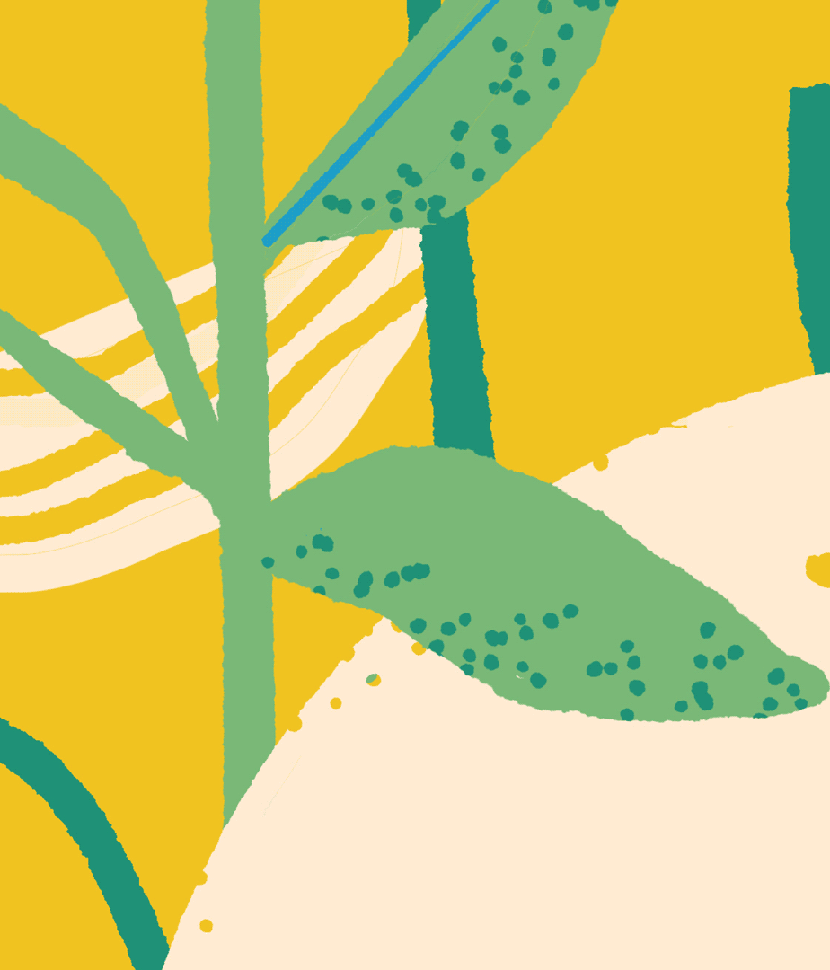 A gif rotating through close-up crops of various illustrations from the report.