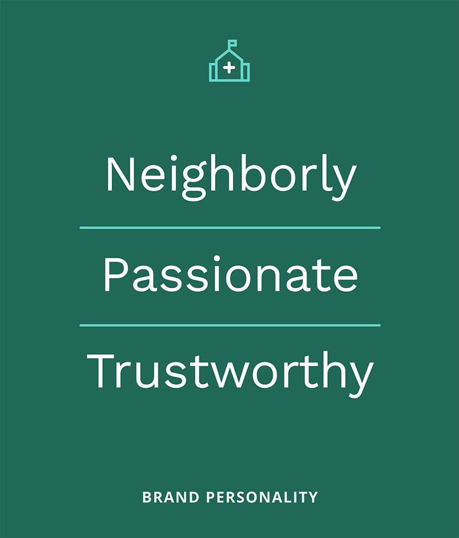 Neighborhood, passionate, trustworthy.