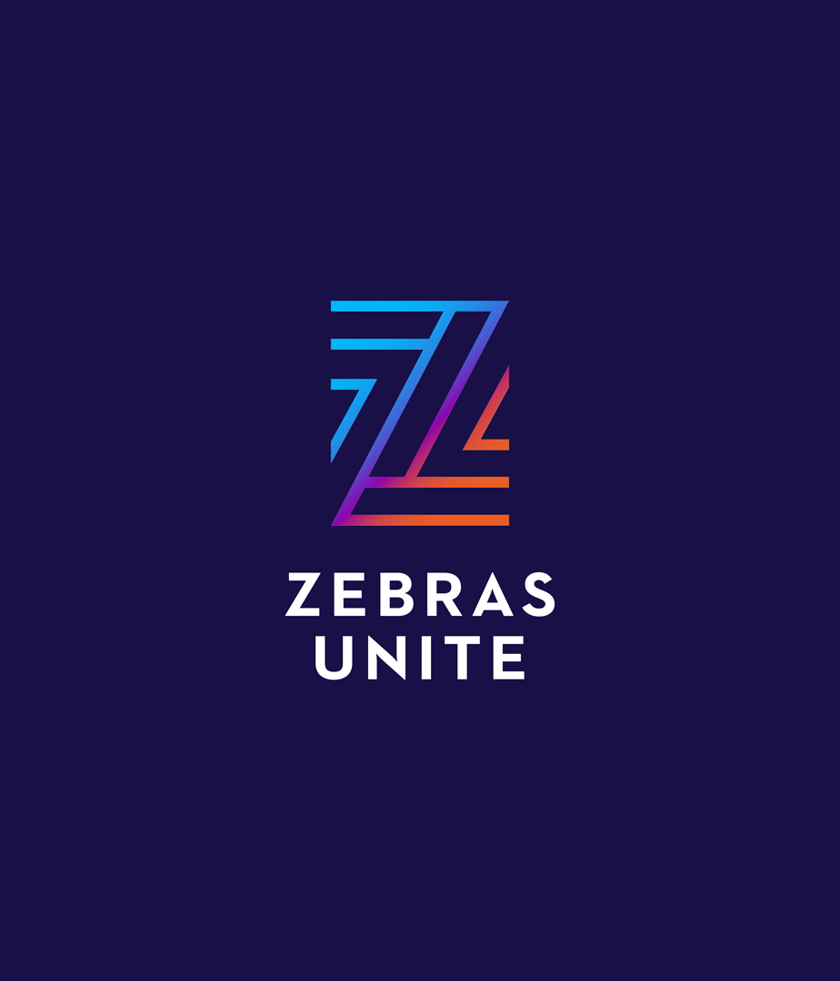 Zebras Unite stacked logo.