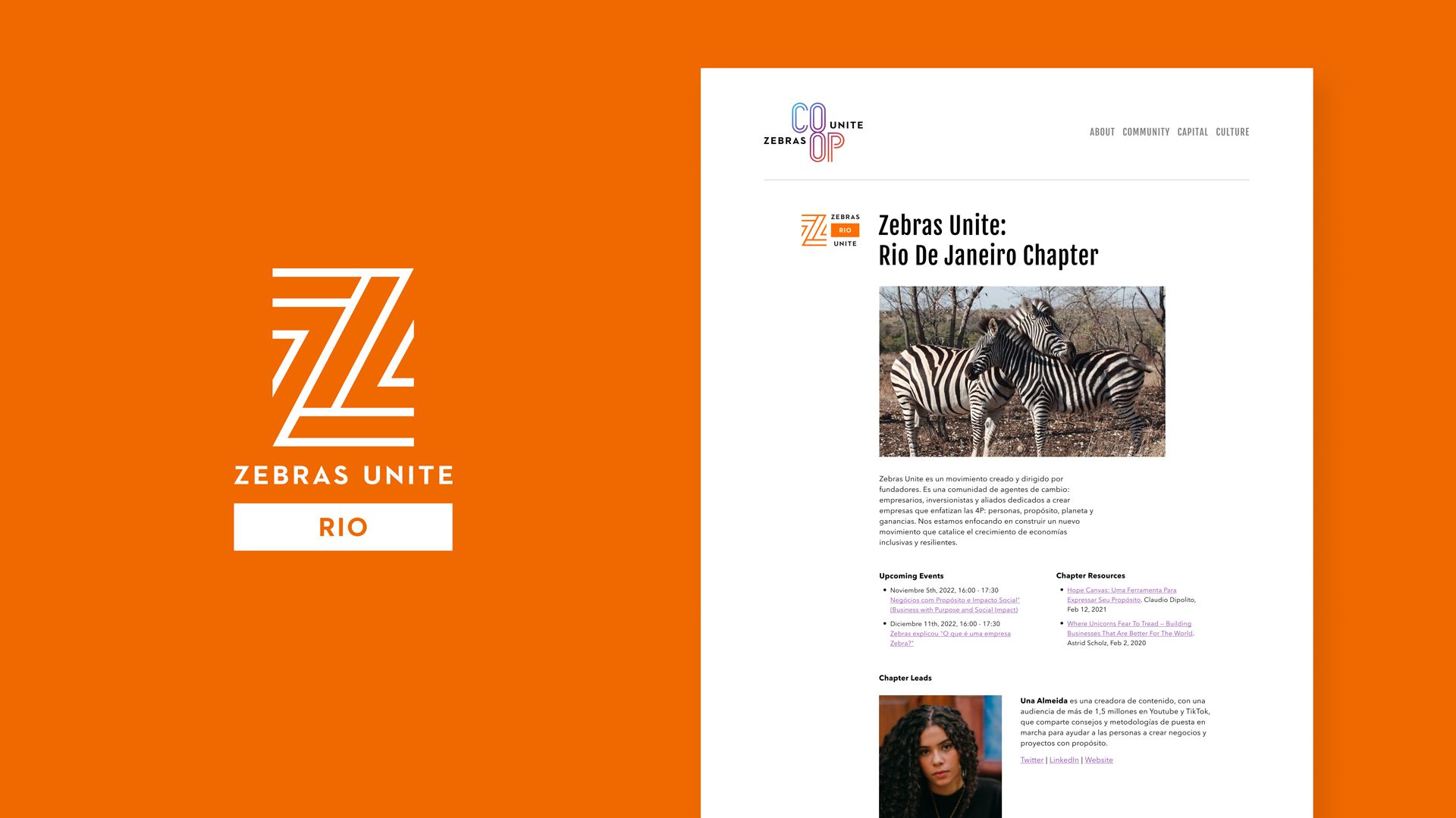 Zebras Unite Rio chapter