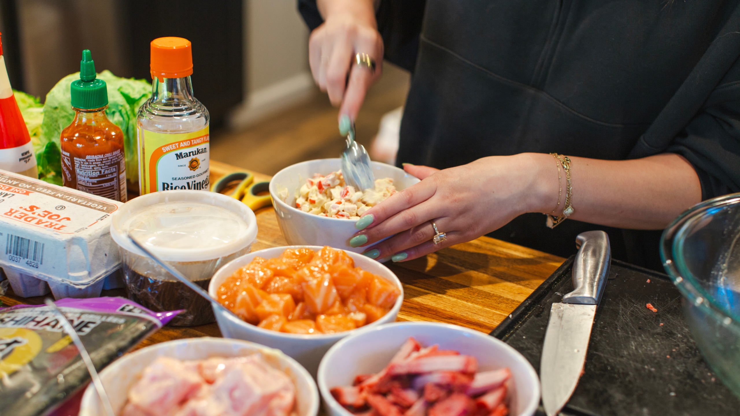 At our retreats, we cook for each other