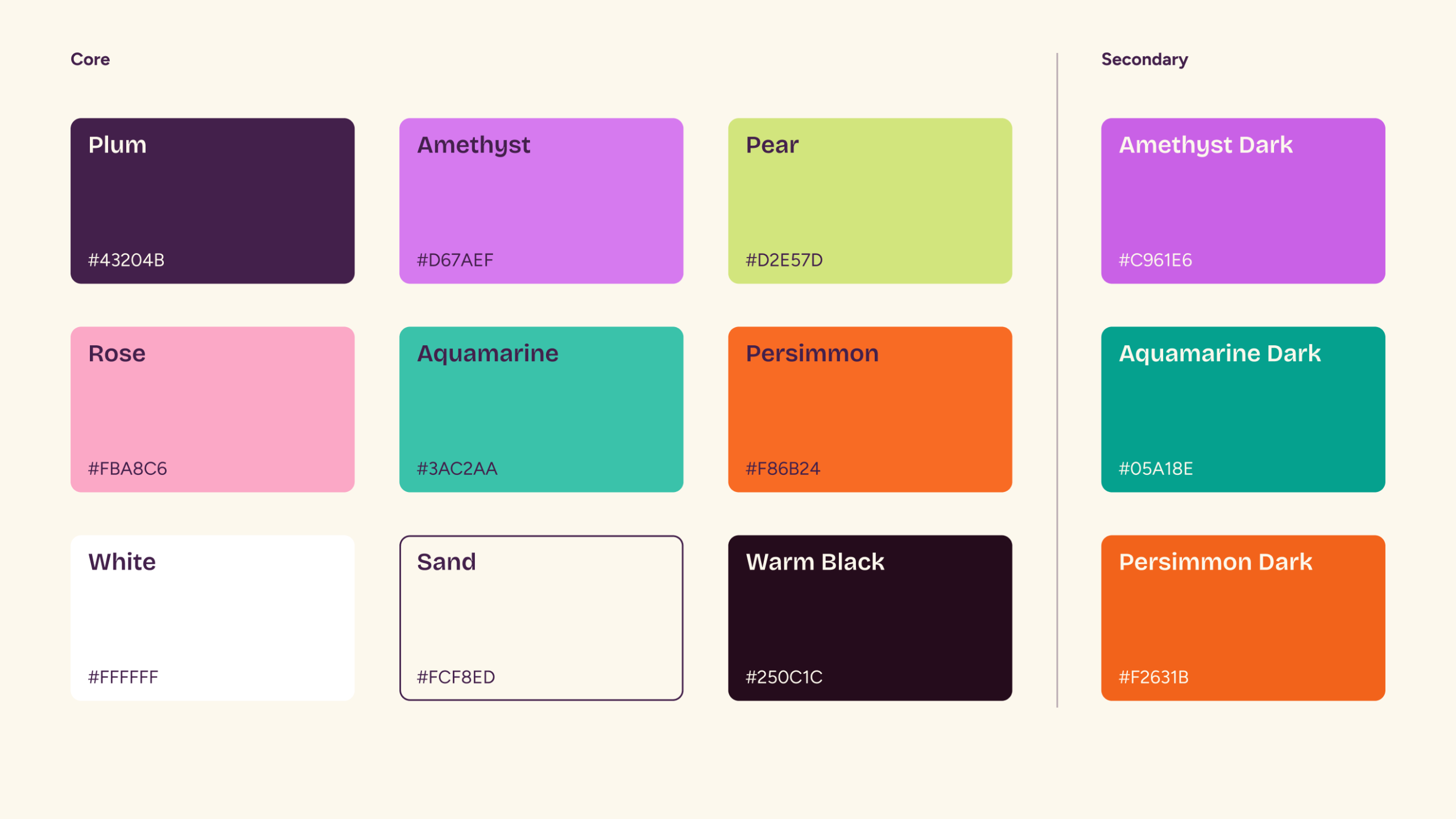 Black United Fund color palette.