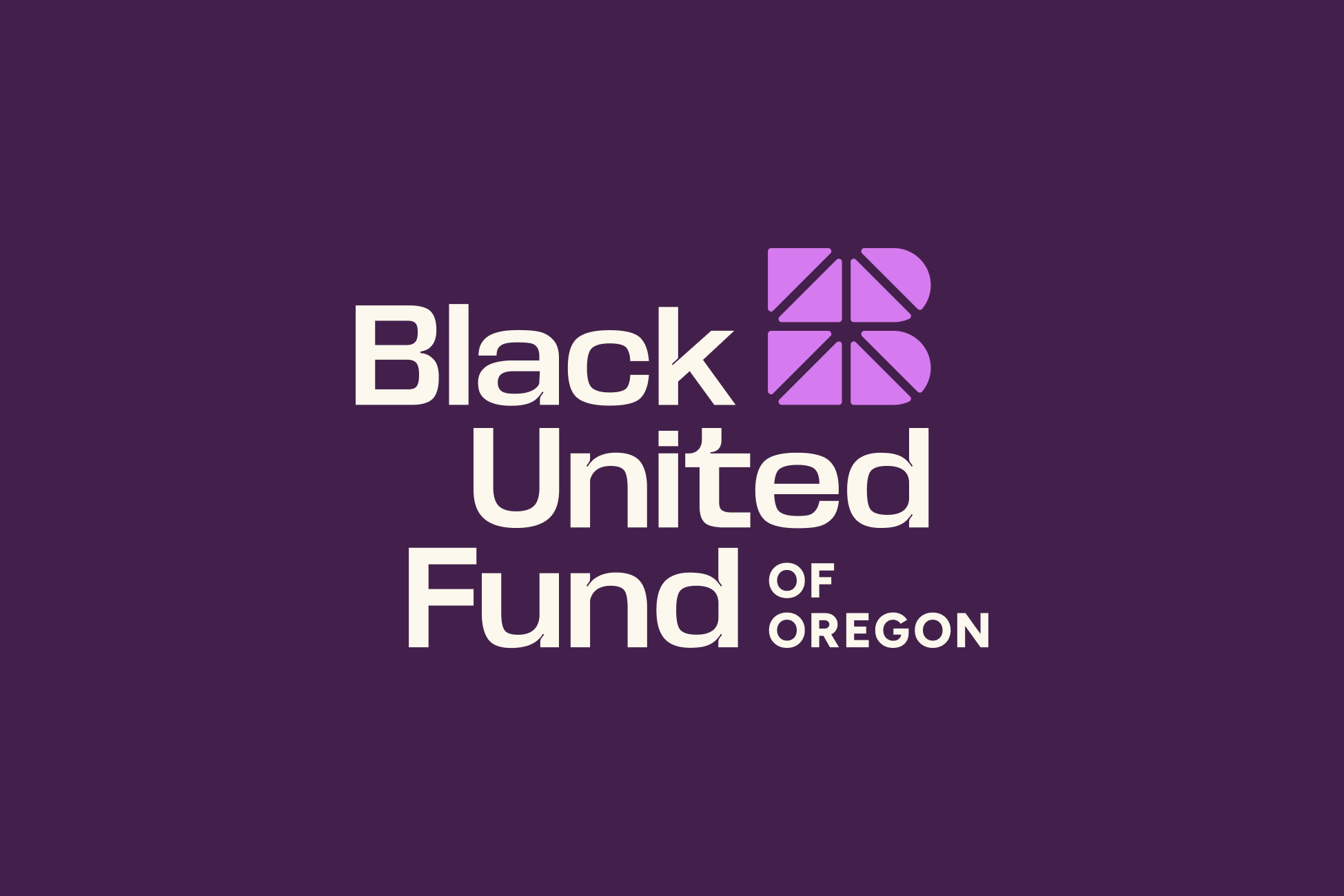 Black United Fund of Oregon logo.