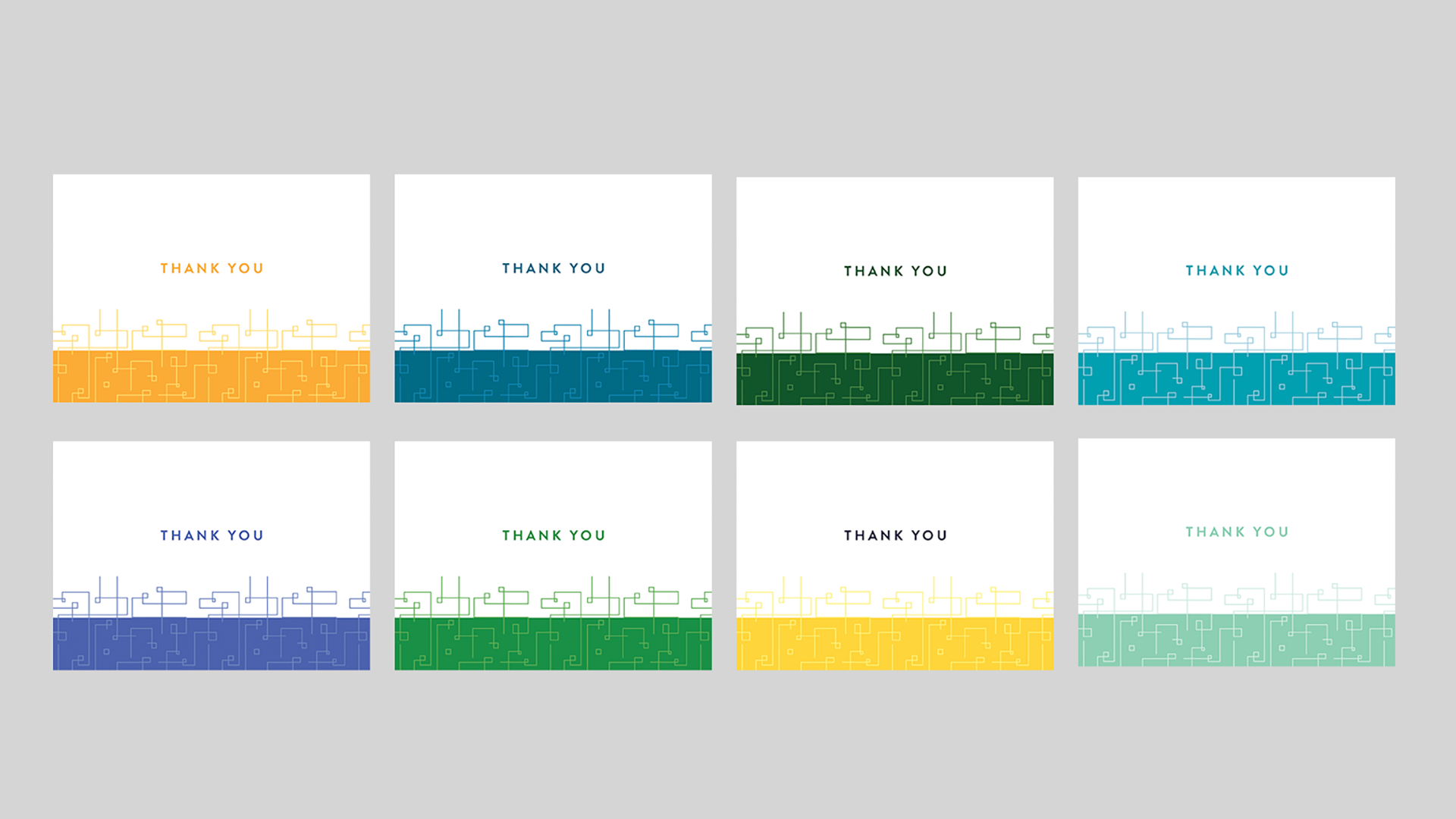 Oregon Community Foundation branded thank you cards.