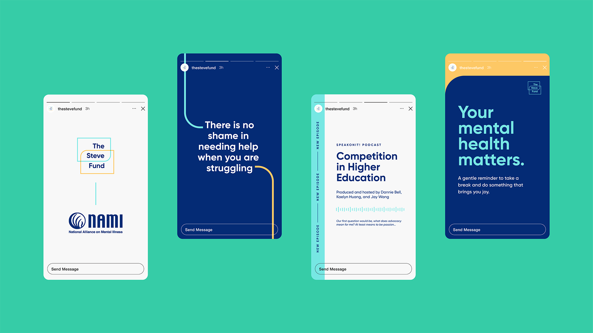 New social media templates and messaging for The Steve Fund.